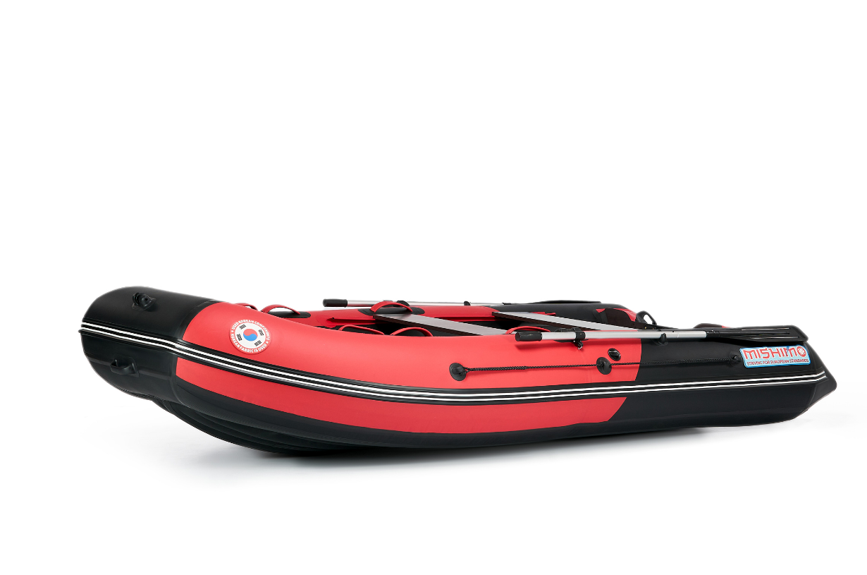 КОМПЛЕКТ ЛОДКА MISHIMO PRO 350 + ЛОДОЧНЫЙ МОТОР MARLIN MP 9.9 (15) AMHS PROLINE в Твери