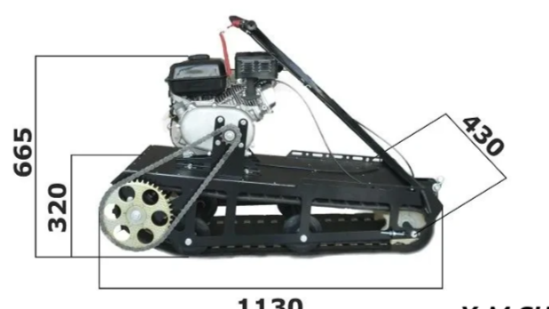 Мотобуксировщик XTREME-MOTORS "Конек-Горбунок" 6.5 л.с. в Твери