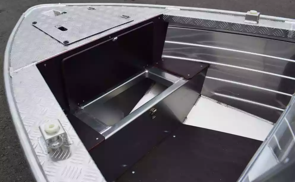Алюминиевая лодка Wyatboat-390 DCM Увеличенный борт в Твери