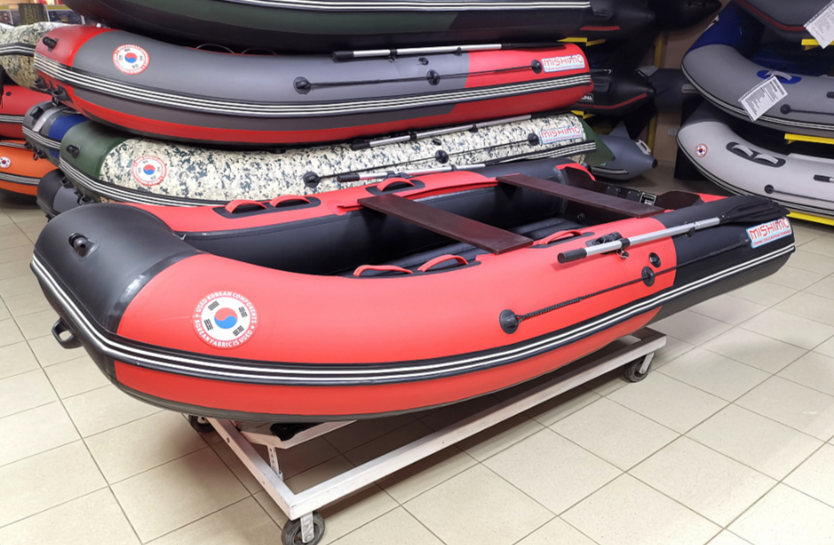 КОМПЛЕКТ Лодка MISHIMO PRO 350 + ЛОДОЧНЫЙ МОТОР MARLIN MP 9.9 (20) AMHS PRO в Твери