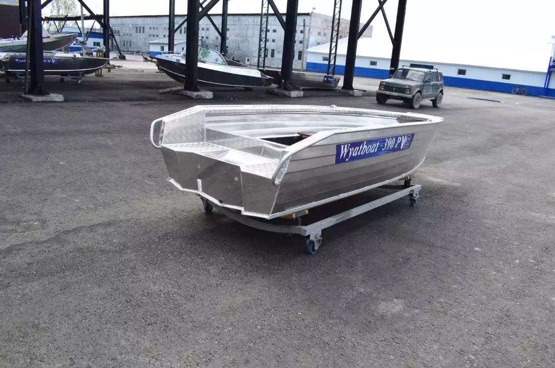 Алюминиевая лодка Wyatboat-390Р Увеличенный борт в Твери