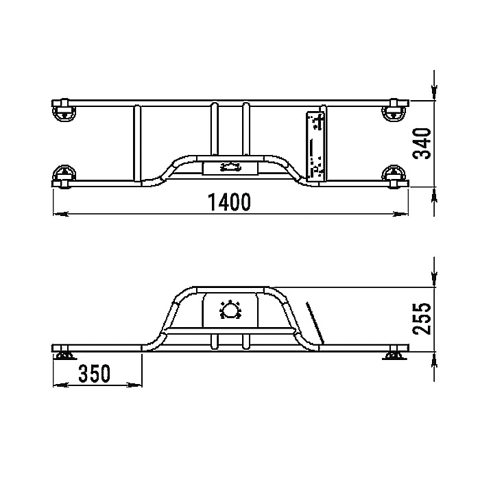 Стойка рулевая с бортовым креплением малая в Твери