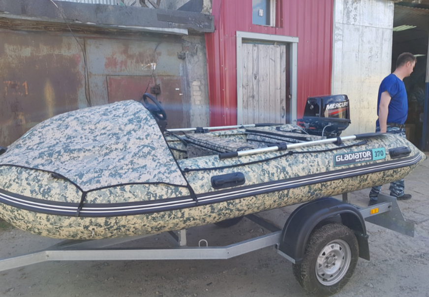 НАДУВНАЯ ЛОДКА GLADIATOR C370AL в Твери