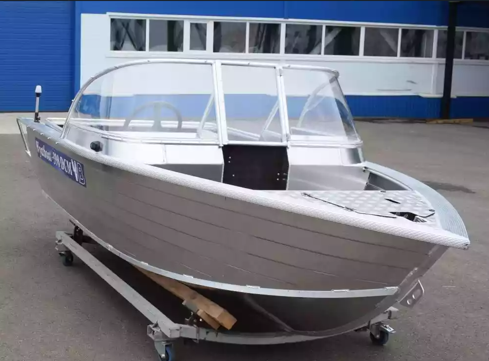 Алюминиевая лодка Wyatboat-390 DCM Увеличенный борт в Твери