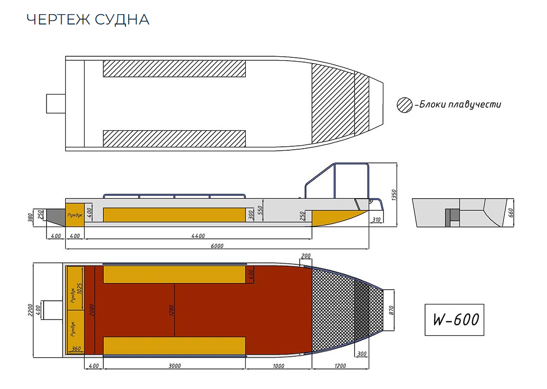 Алюминиевая лодка Wyatboat-600 в Твери