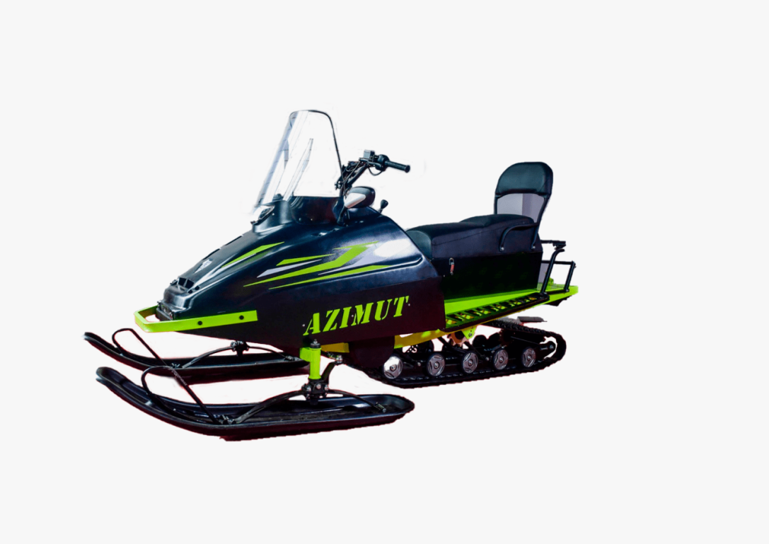 Миниснегоход Бурлак Азимут 20 л.с. , эл.запуск, реверс, тормоз гидравл, капот черный в Твери