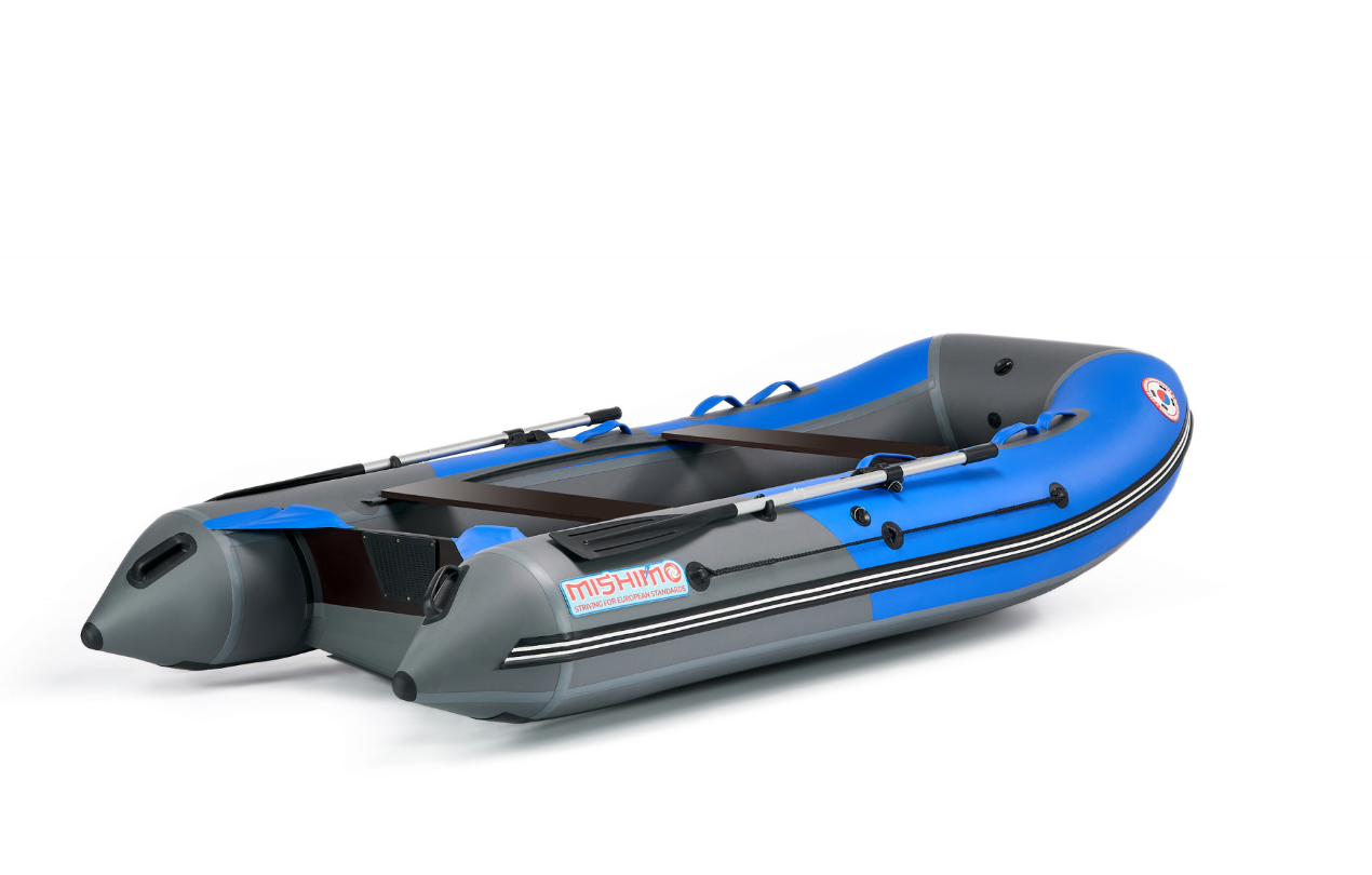 КОМПЛЕКТ ЛОДКА MISHIMO PRO 350 + ЛОДОЧНЫЙ МОТОР MARLIN MP 9.9 (15) AMHS PROLINE в Твери