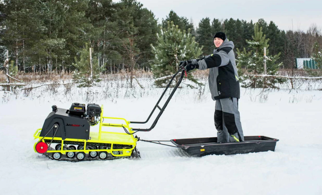Мотобуксировщик Бурлак ХОЗЯИН-1 (капот ткань) в Твери