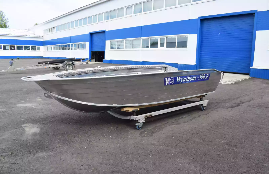 Алюминиевая лодка Wyatboat-390Р Увеличенный борт в Твери