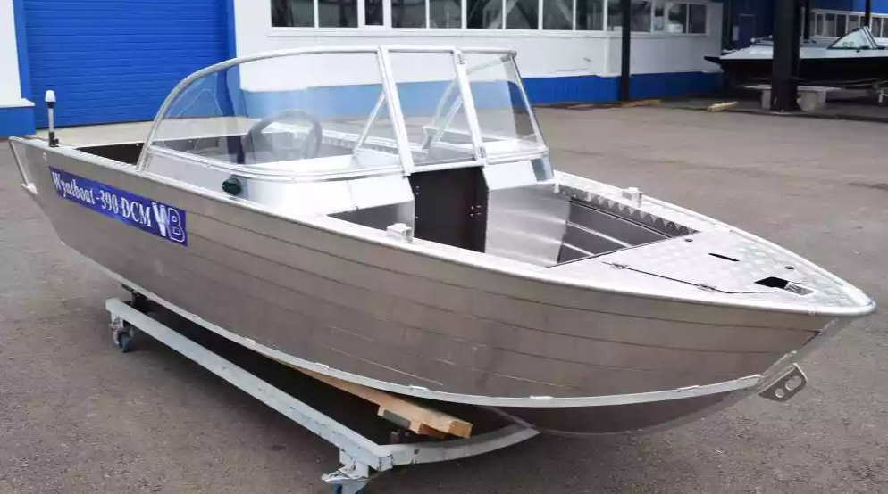 Алюминиевая лодка Wyatboat-390 DCM Увеличенный борт в Твери