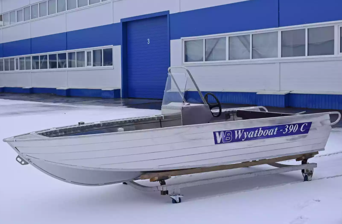 Алюминиевая лодка Wyatboat-390 C в Твери