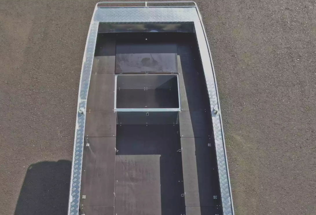 Алюминиевая лодка Wyatboat-490 Jonboat в Твери