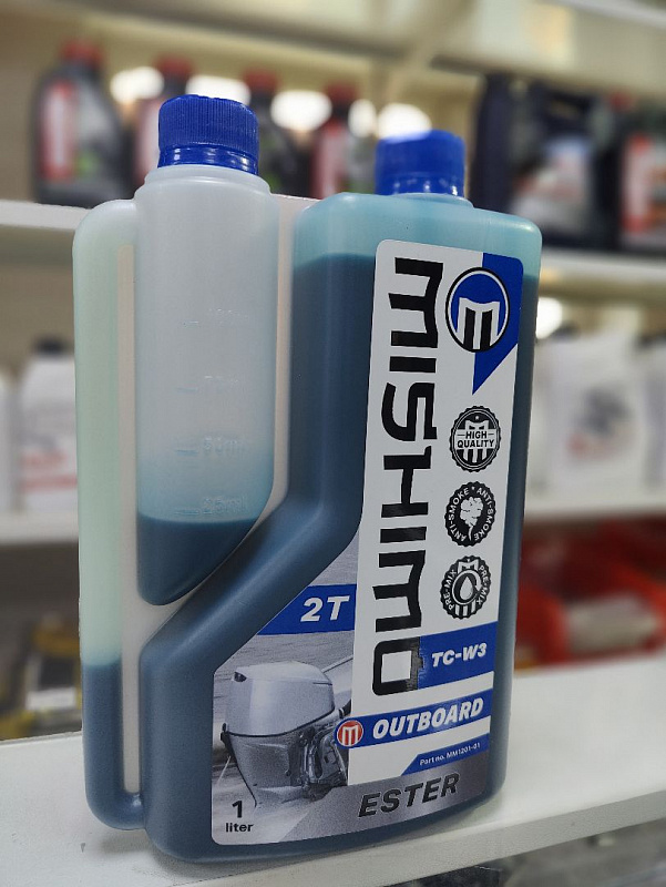 Масло MISHIMO 2T OUTBOARD (ESTER) полусинтетика 1 л в Твери