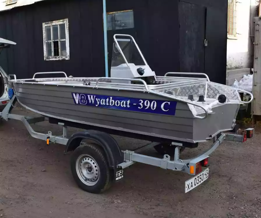 Алюминиевая лодка Wyatboat-390 C в Твери