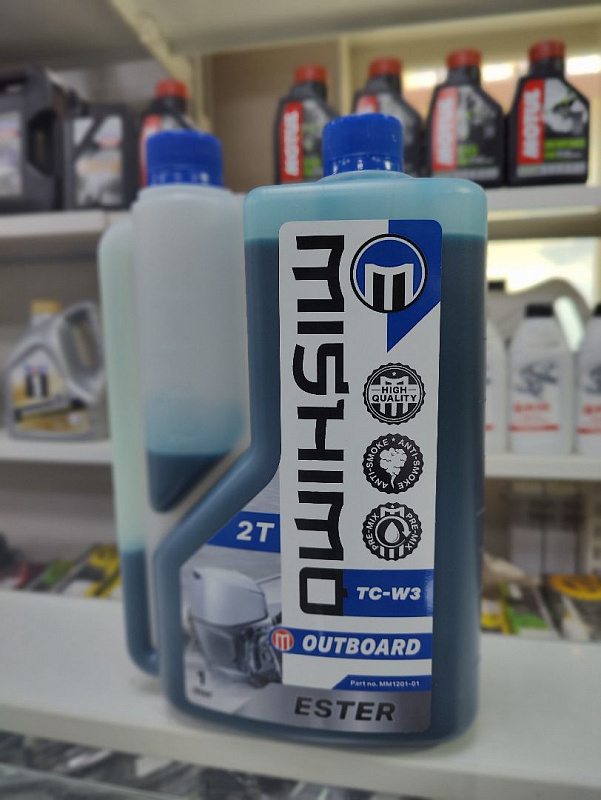 Масло MISHIMO 2T OUTBOARD (ESTER) полусинтетика 1 л в Твери