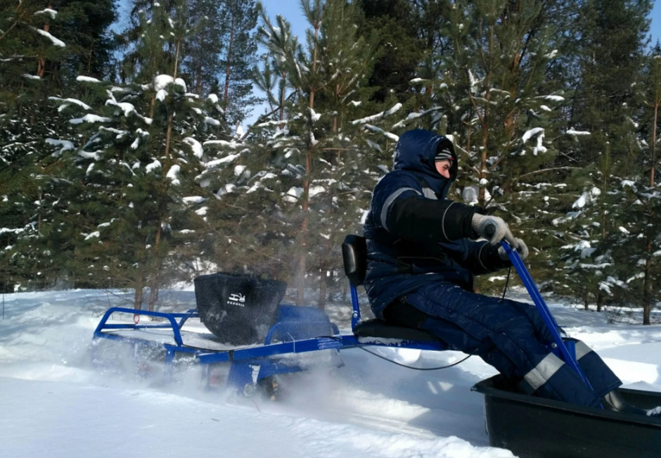 Мотобуксировщик толкач Альбатрос-XL8 с модулем. Без фары, тележки в Твери