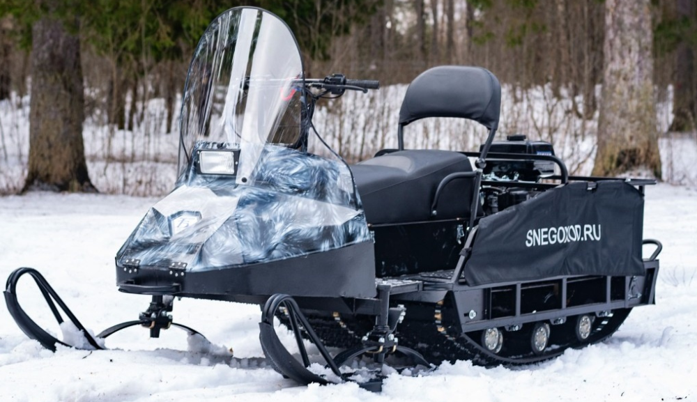 Миниснегоход Бурлак Егерь Экспедитор 18.5 л.с. , реверс, тормоз, капот белый в Твери
