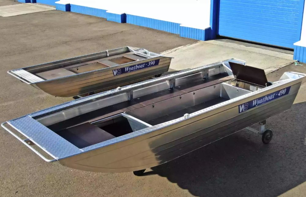 Алюминиевая лодка Wyatboat-490 Jonboat в Твери