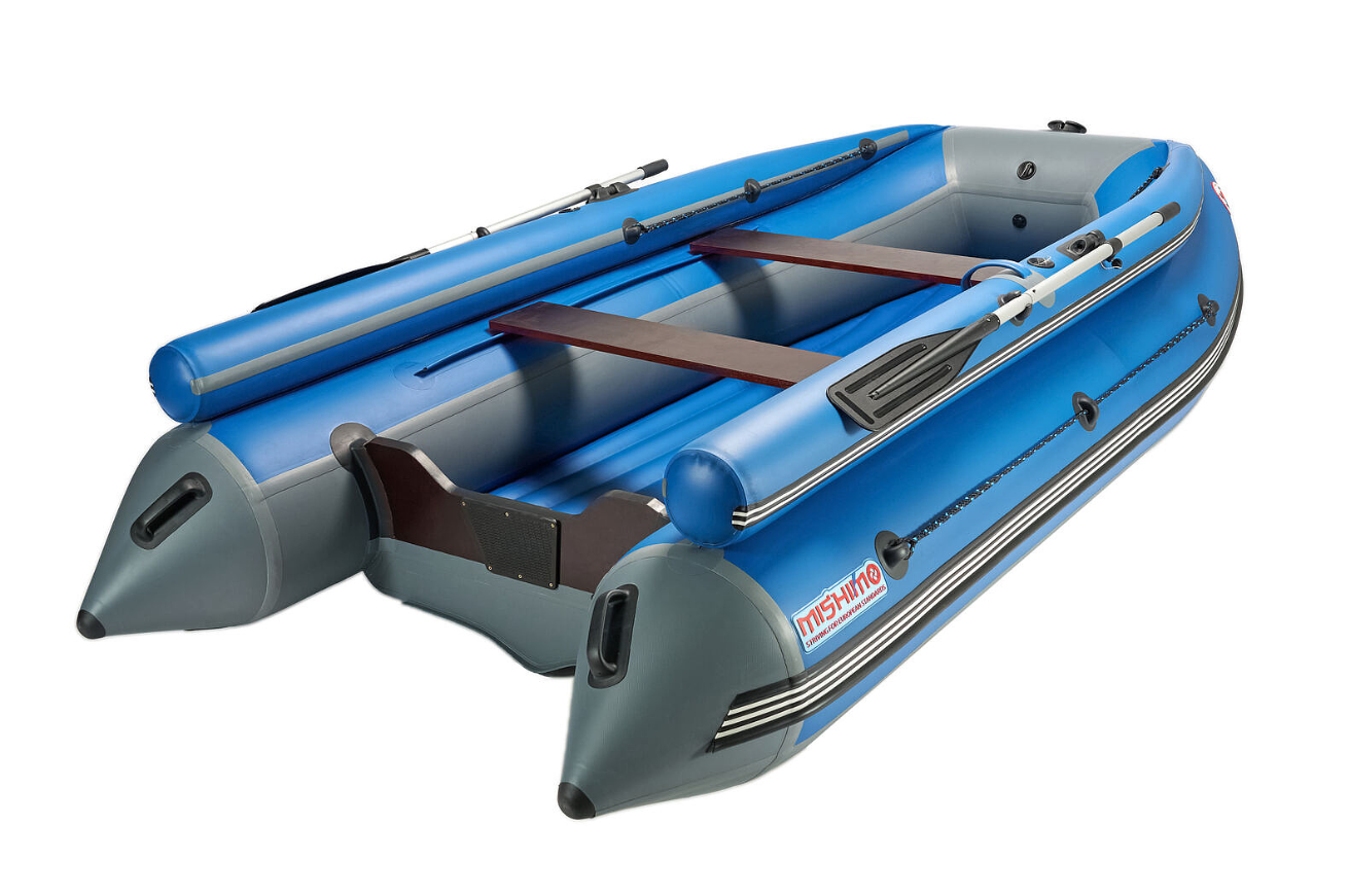 КОМПЛЕКТ ЛОДКА MISHIMO FAMILY LITE 370 + МОТОР MARLIN MP 9.9 AMHS PROLINE FORCE в Твери