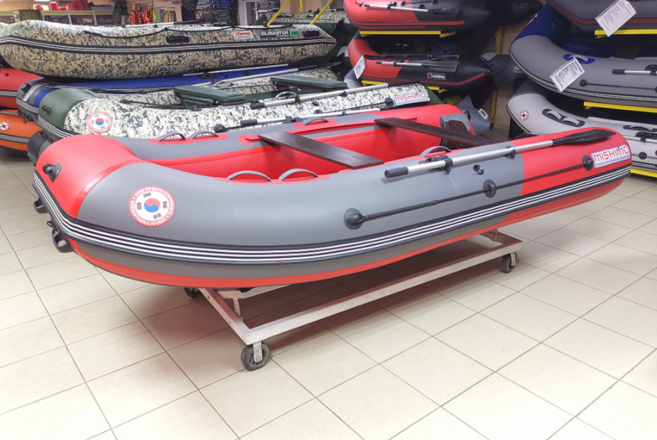 КОМПЛЕКТ Лодка MISHIMO PRO 350 + ЛОДОЧНЫЙ МОТОР MARLIN MP 9.9 (20) AMHS PRO в Твери