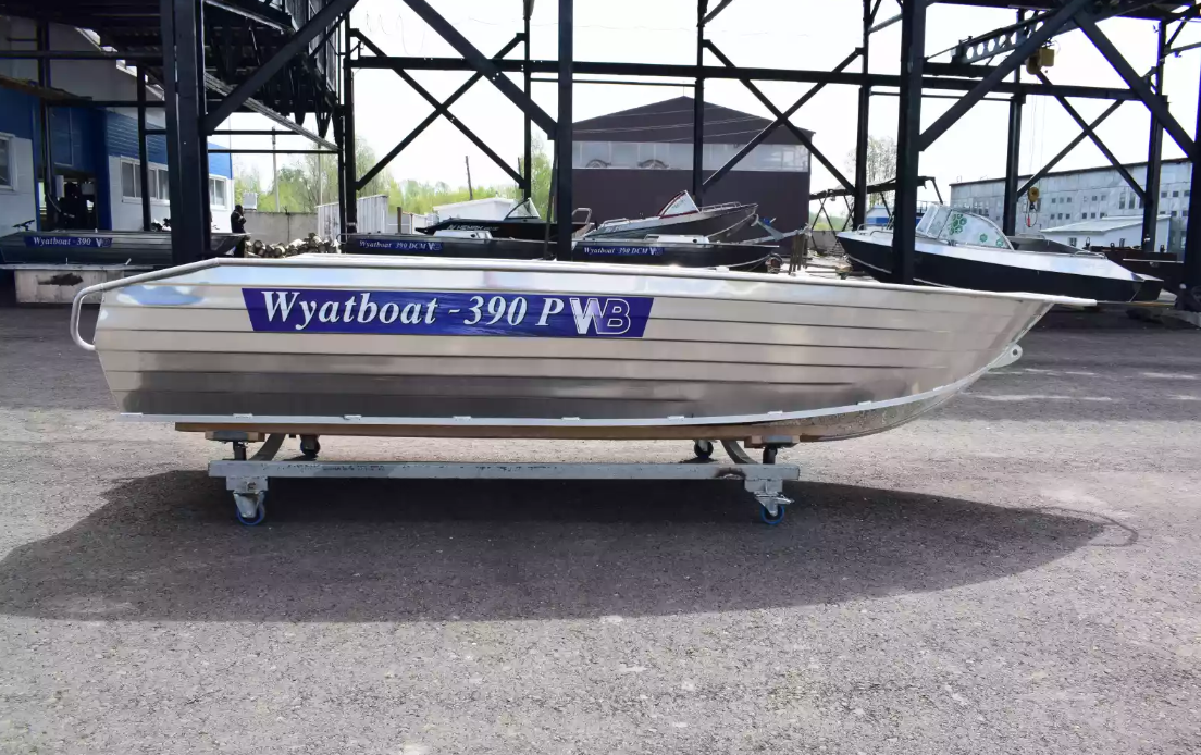 Алюминиевая лодка Wyatboat-390Р Увеличенный борт в Твери
