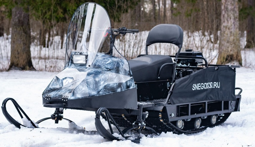 Миниснегоход Бурлак Егерь Экспедитор 18.5 л.с. , реверс, тормоз, капот белый в Твери