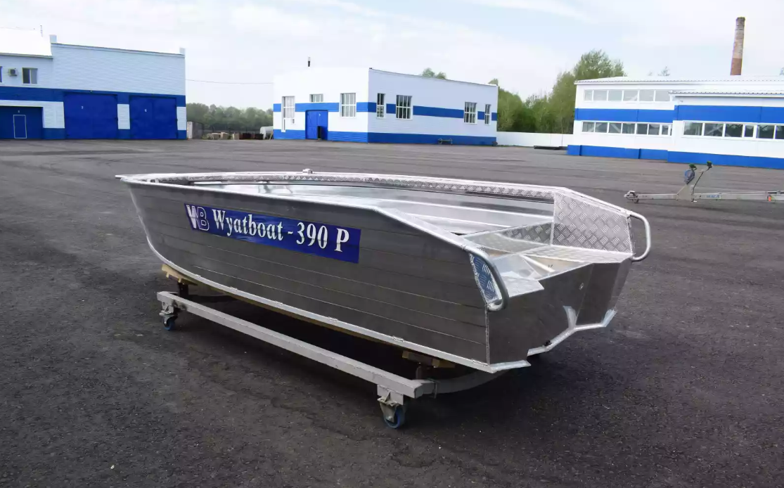 Алюминиевая лодка Wyatboat-390Р Увеличенный борт в Твери