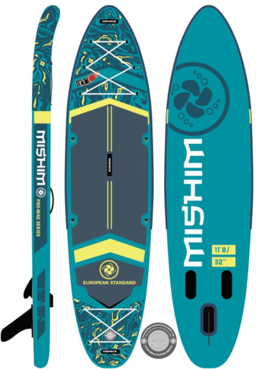 SUP (САП) Доска MISHIMO PRO-MAX Light Teal 11’ (335см) в Твери