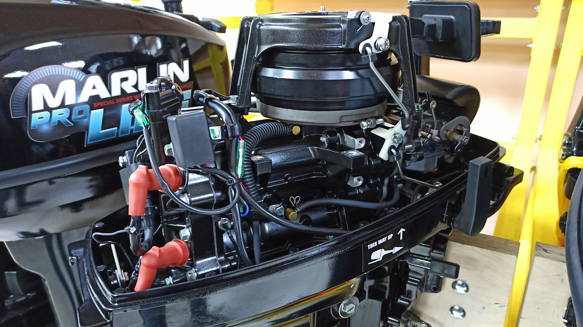 КОМПЛЕКТ Лодка MISHIMO PRO 350 + ЛОДОЧНЫЙ МОТОР MARLIN MP 9.9 (20) AMHS PRO в Твери