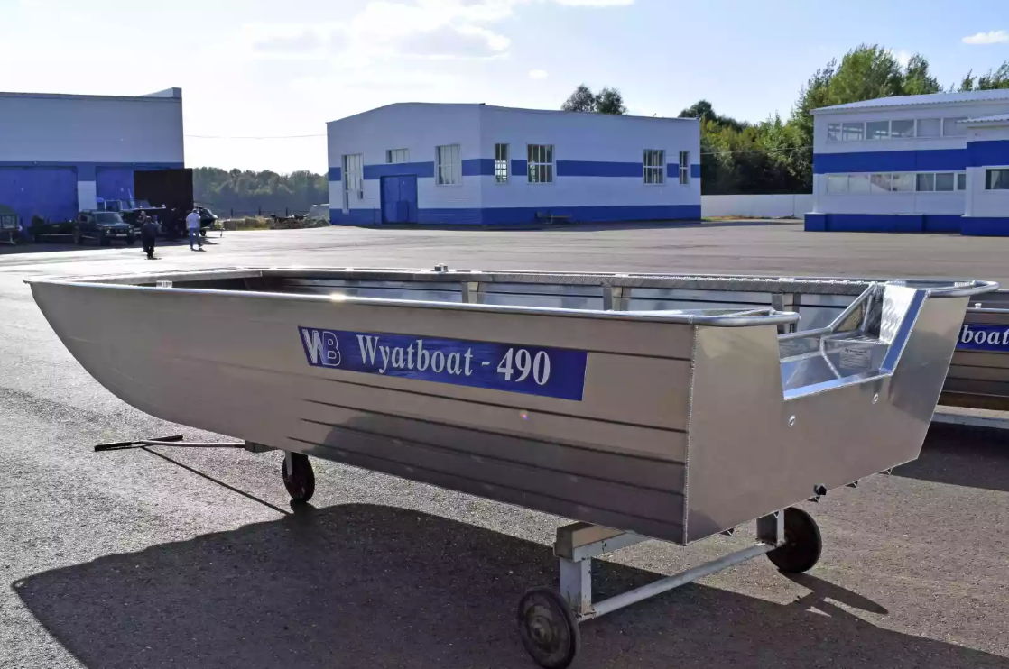 Алюминиевая лодка Wyatboat-490 Jonboat в Твери