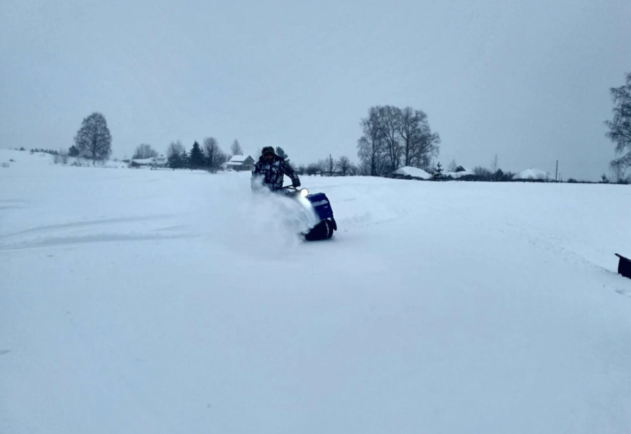 Мотобуксировщик Альбатрос-XLV 9 мини, тележки, 1250 мм в Твери