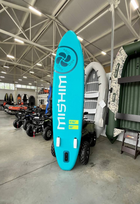 SUP (САП) Доска MISHIMO PRO-MAX Light Teal 11’ (335см) в Твери