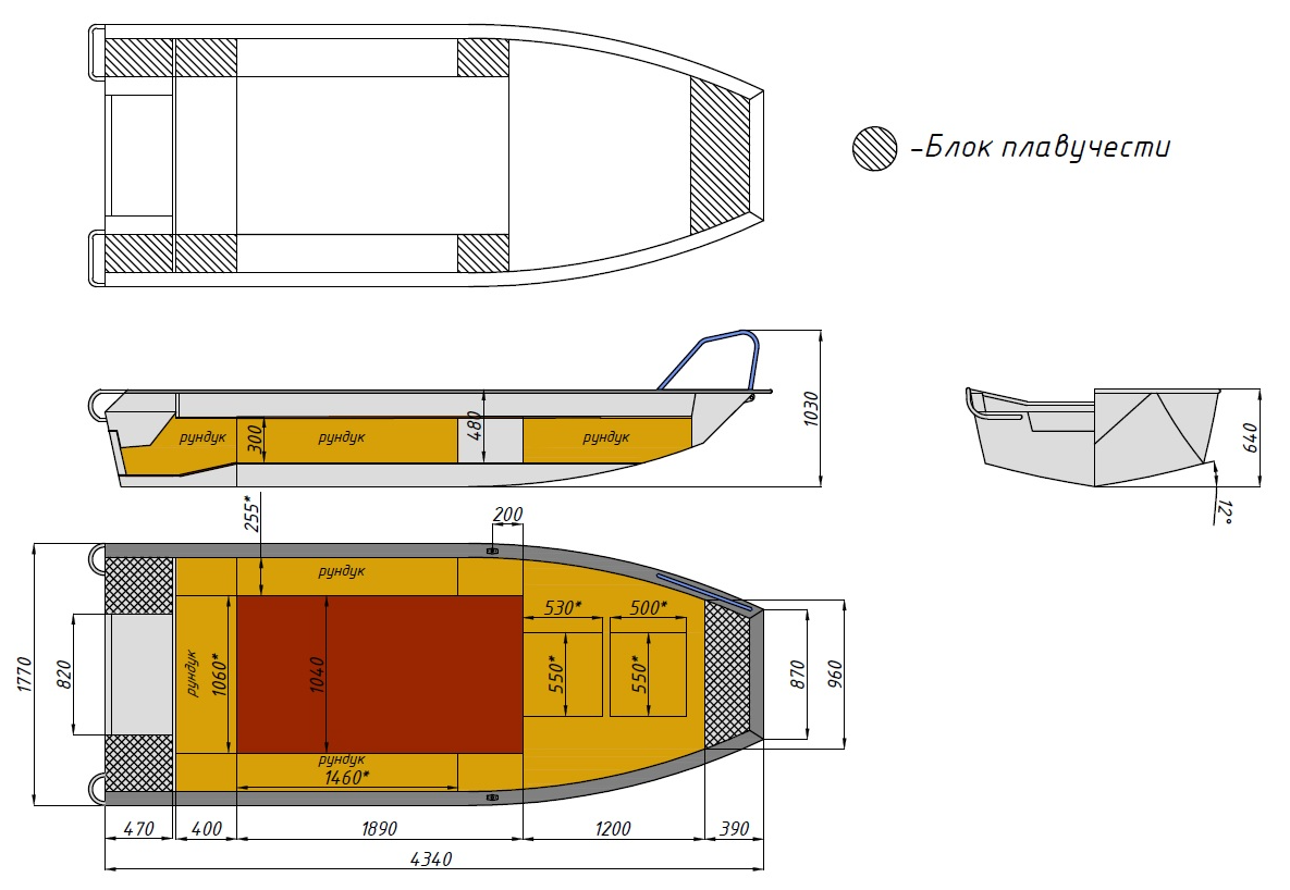 Алюминиевая лодка  Wyatboat-430 Master Fish в Твери