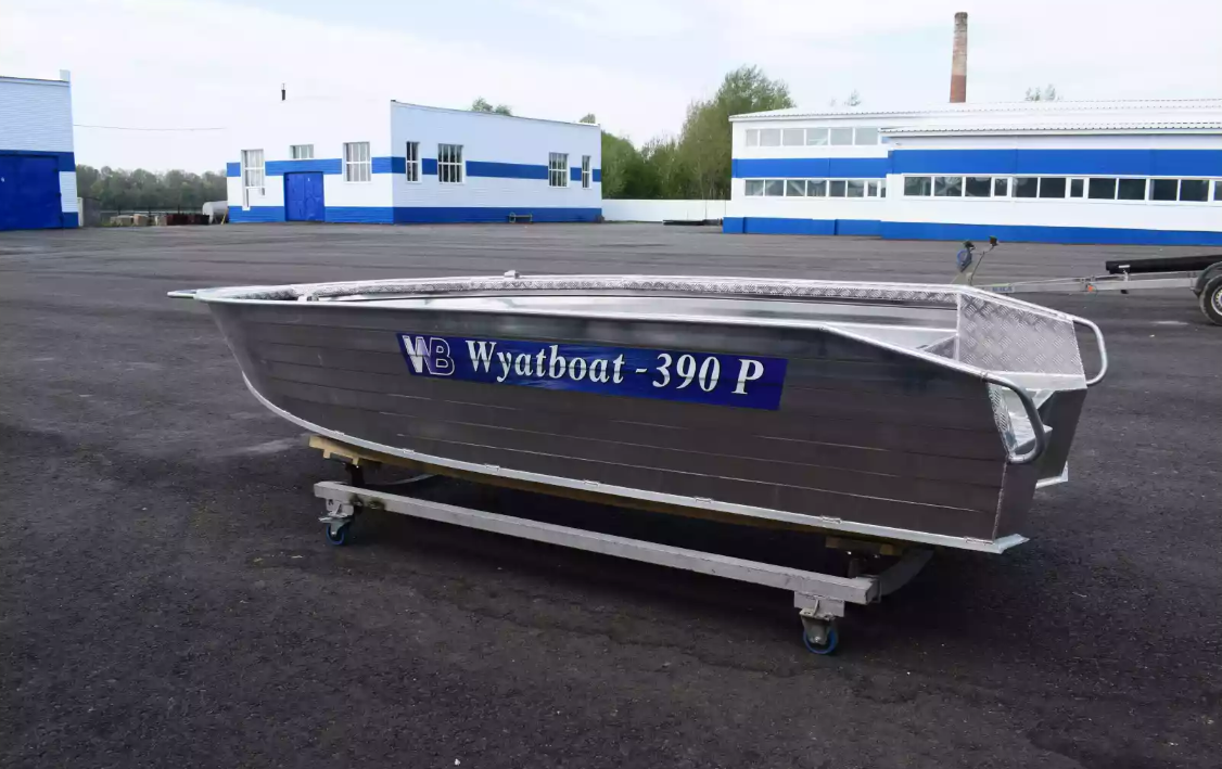 Алюминиевая лодка Wyatboat-390Р Увеличенный борт в Твери