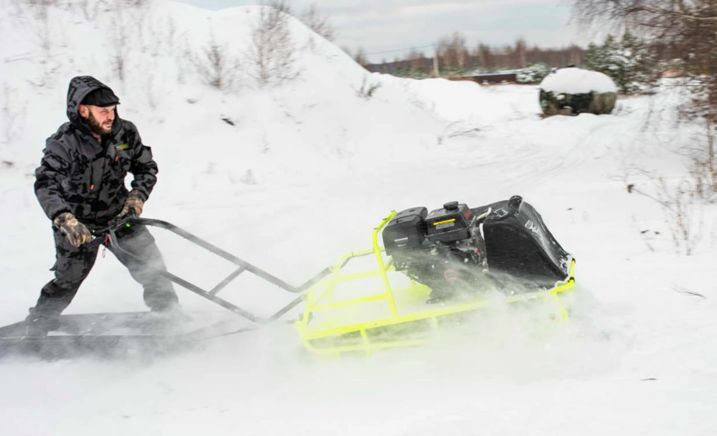 Мотобуксировщик Бурлак ХОЗЯИН-1 (капот ткань) в Твери