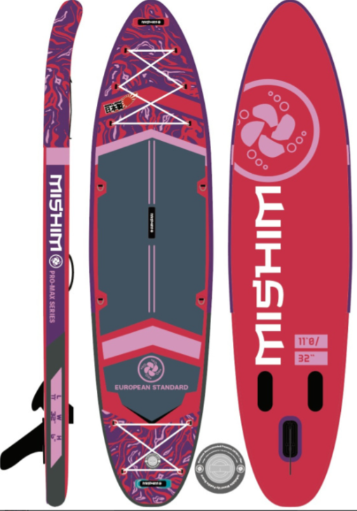 SUP (САП) Доска MISHIMO PRO-MAX Viva Magenta 10.6’ (320см) в Твери