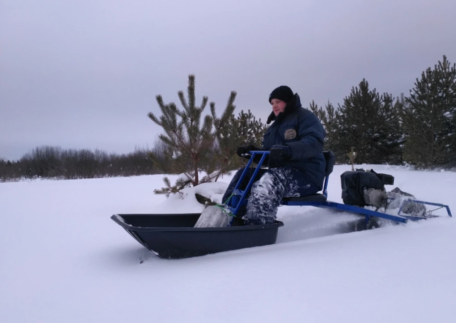 Мотобуксировщик толкач Альбатрос-XL8 с модулем. Без фары, тележки в Твери