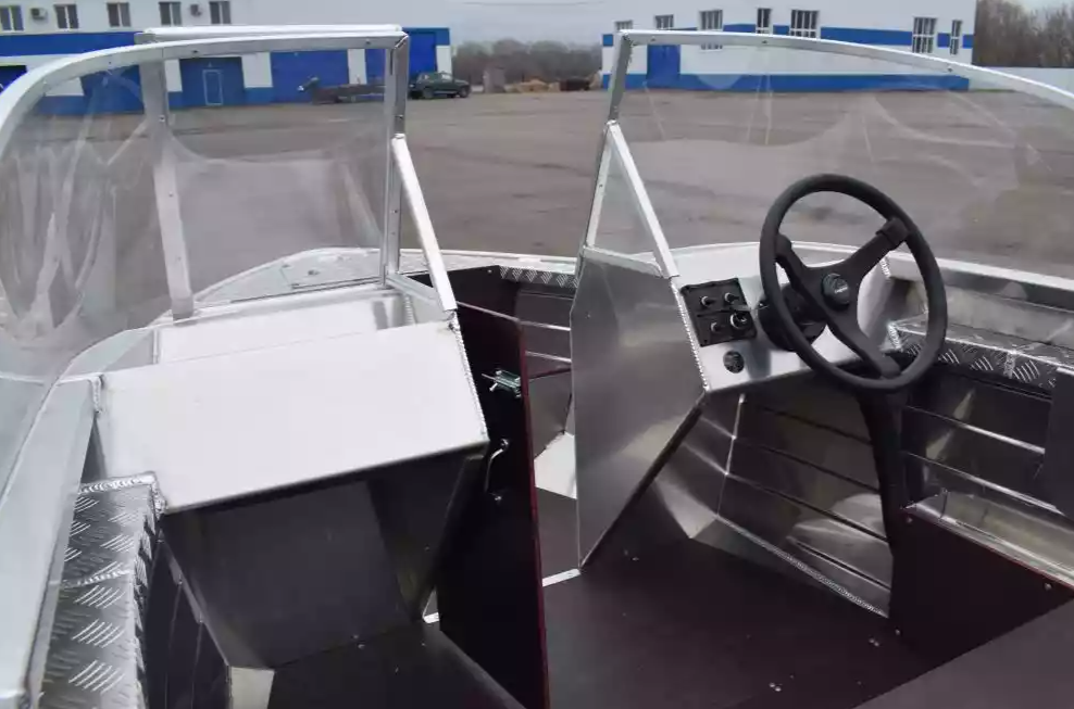 Алюминиевая лодка Wyatboat-390 DCM Увеличенный борт в Твери