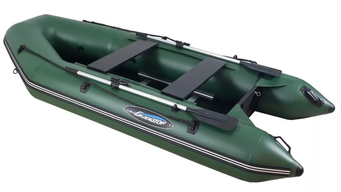 МОТОРНО-ГРЕБНАЯ ЛОДКА ПВХ GLADIATOR А 340 ТК С ФАНЕРНЫМ ПОЛОМ в Твери