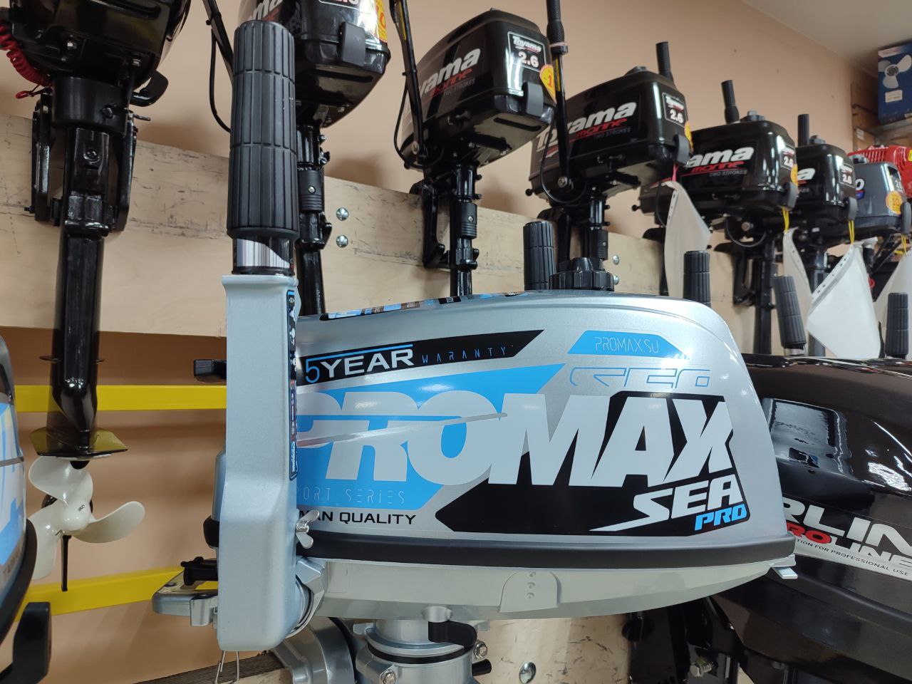 Лодочный мотор PROMAX SP5FHS (внешний бак 12 л) в Твери