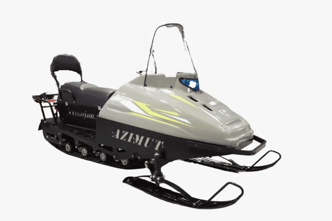 Миниснегоход Бурлак Азимут 20 л.с. , эл.запуск, реверс, тормоз гидравл, капот серый в Твери