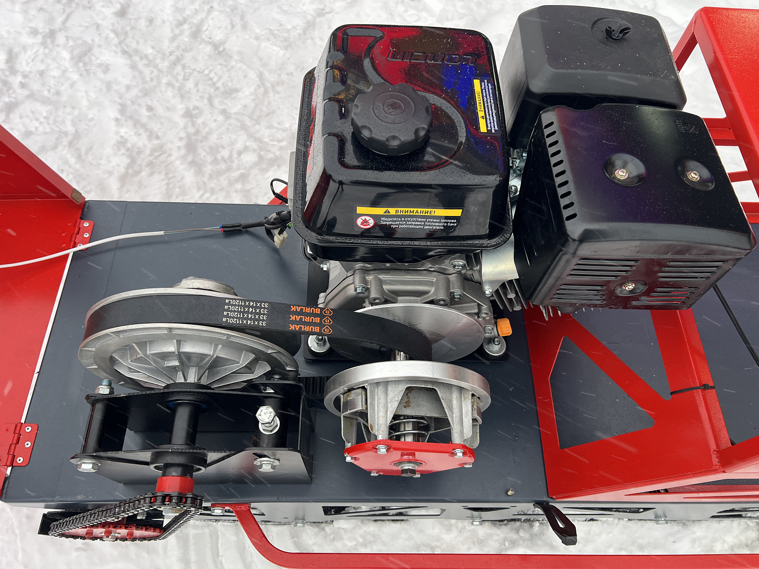 Мотобуксировщик EX-MOTO SNOWDOG S500 15л.с в Твери