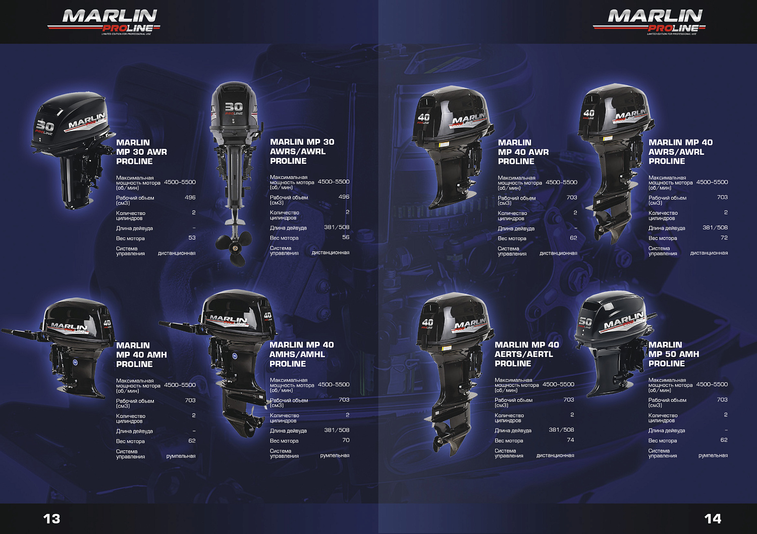 Лодочный мотор MARLIN PROLINE MP 9.9 (20) AWRL FORCE в Твери