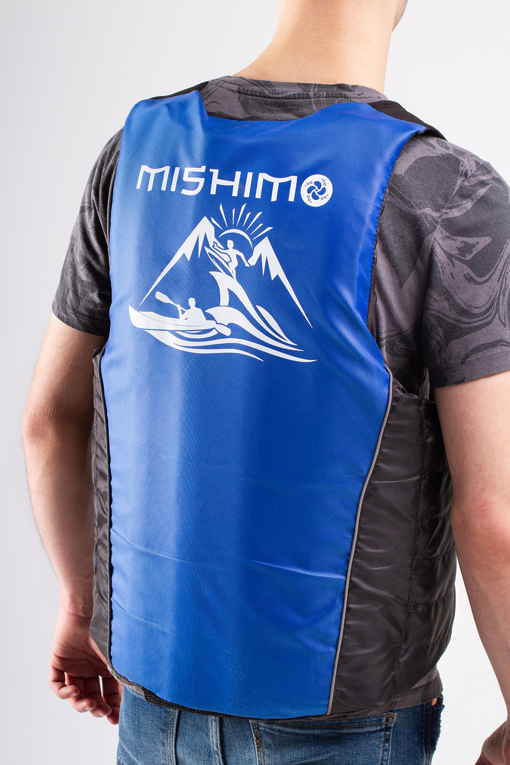 Жилет спасательный MISHIMO PRO Премиум качества Черно-синий в Твери